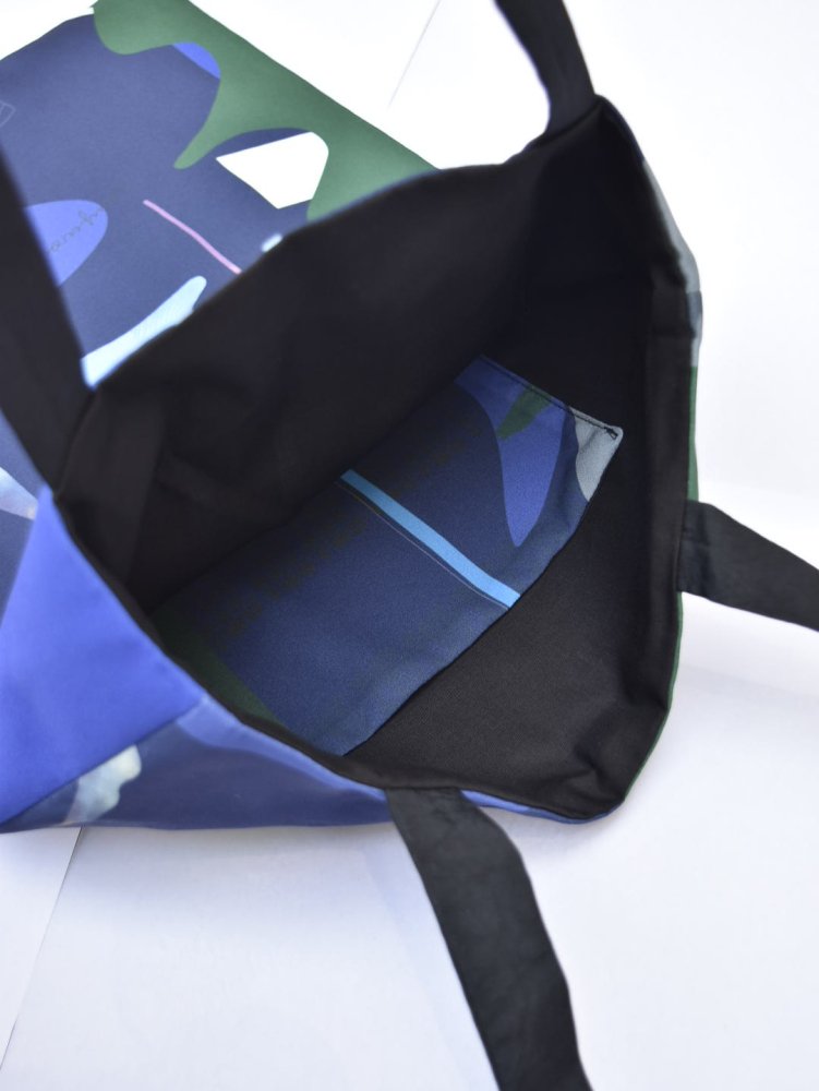 NAVY.WO バッグ ﾈｲﾋﾞｰ Callalily tote bag - NAVY.WO（ネイビー・ウォ