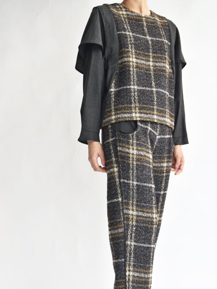 Plaid double blouse| NAVY.WO ネイビーウォ公式オンライン通販サイト