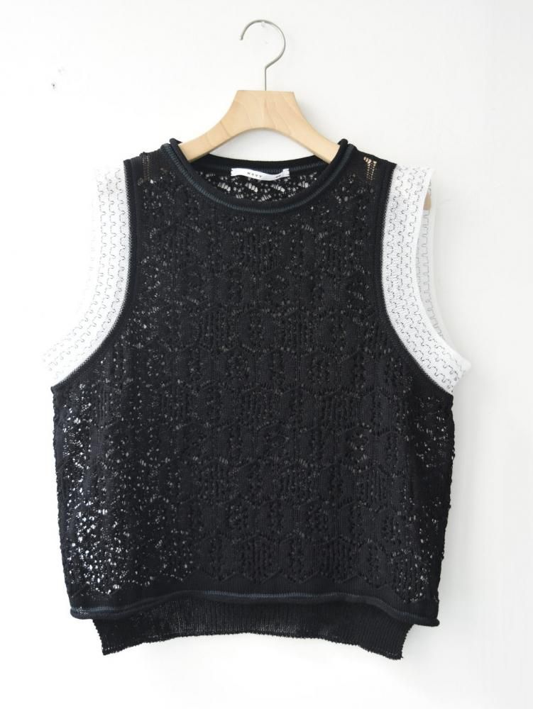 Mode Colette Sheerknit vest | NAVY.WO ネイビーウォ公式