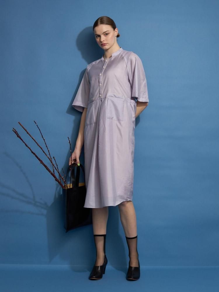 美品］NAVY.WO ネイビーウォ ドレスワンピース グレー 2