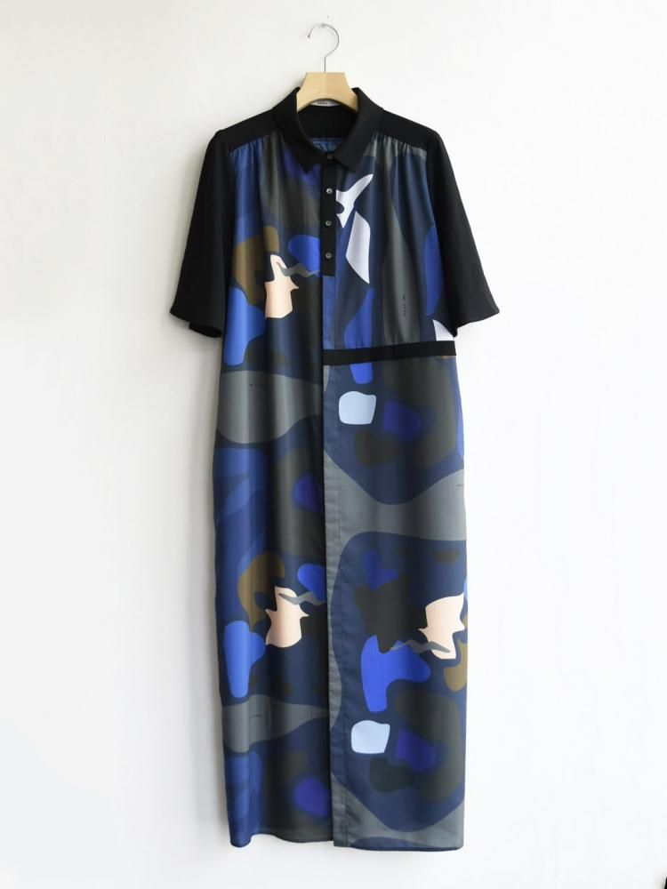 美品］NAVY.WO ネイビーウォ ドレスワンピース グレー 2