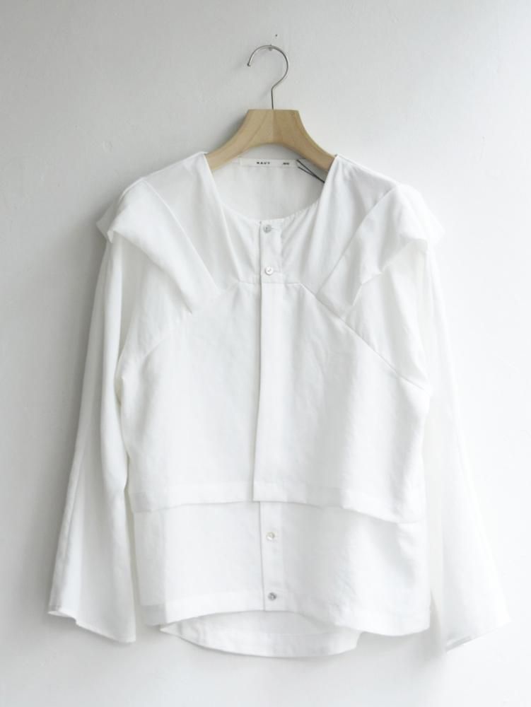 epa tuck tuck blouse エパ　ブラウス　白 epa tuck tuck blouse エパブラウス白
