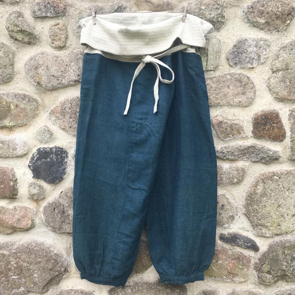 草木染め もんぺタイパンツ 草木染め もんぺタイパンツ