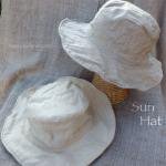 Natural Sun Hat：Linen/Hemp