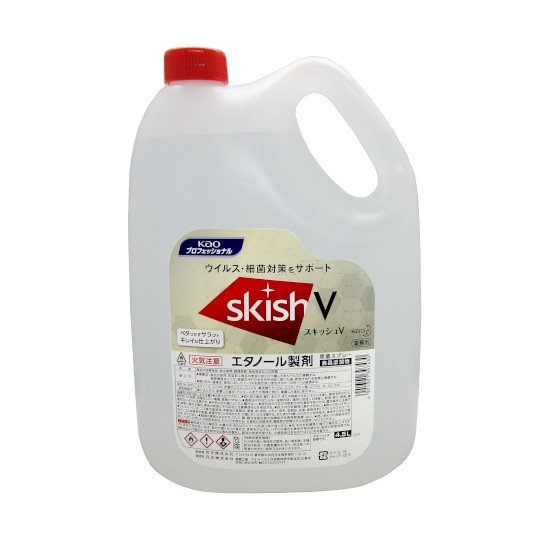 花王スキッシュV　4.5L - 食品包材・包装資材・消耗品の通販店 株式会社　岩正　包彩館　ネットショップ店