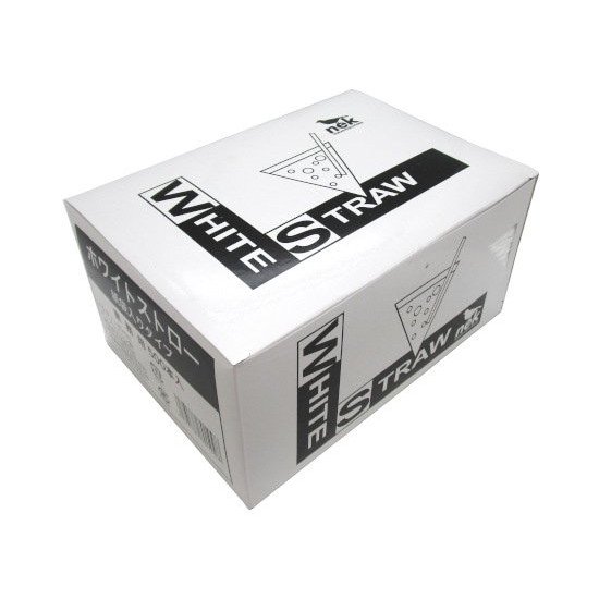 業務用 ホワイトストロー （袋入） 500本入 - 食品包材・包装資材 ...