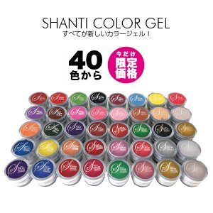 ☆【LED/UV両対応ジェル】SHANTI GEL(シャンティージェル) カラー