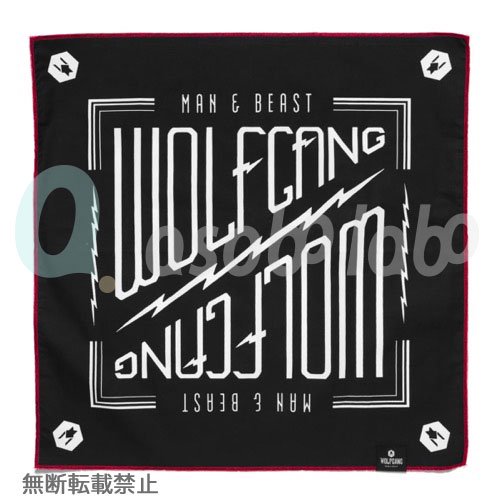 Bolt Bandana（ボルト バンダナ）/ Black [ WOLFGANG MAN & BEAST