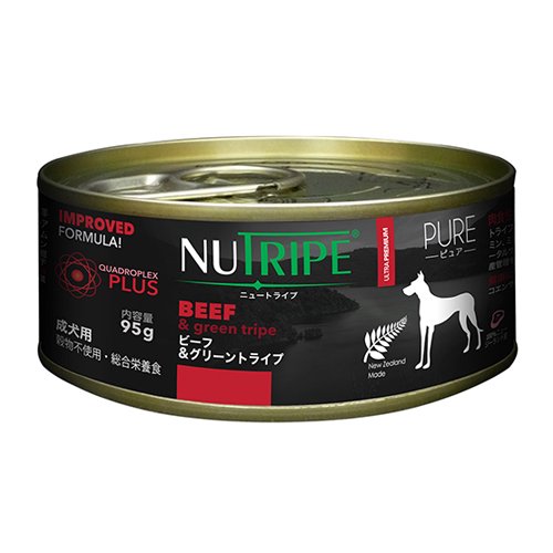 NUTRIPE】ニュートライプ ピュア ビーフ＆グリーントライプ / 95g