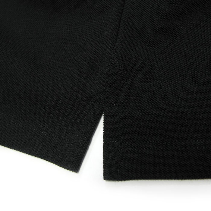 Glacon（グラソン）ラウンドカラー ポロシャツ（ブラック） 詳細画像10