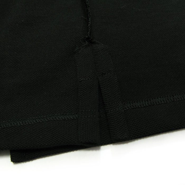 Glacon（グラソン）ラウンドカラー ポロシャツ（ブラック） 詳細画像11