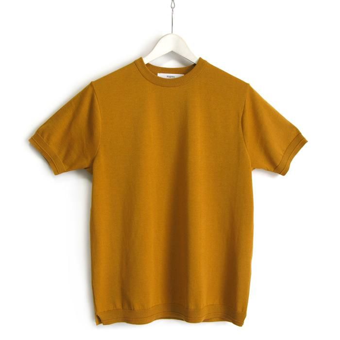 Fujito フジト ニット Tシャツ マスタード 5minutes ファイブミニッツ 通販サイト Fujito フジト ニット Tシャツ マスタード 5minutes ファイブミニッツ 通販サイト