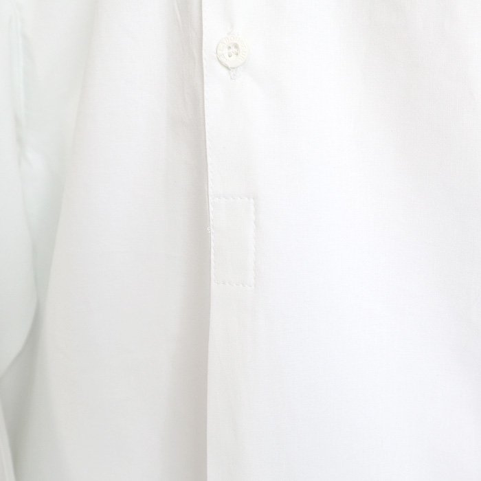 LE LABOUREUR（ラブルール）スタンドカラー ロングシャツ（ホワイト） 詳細画像8