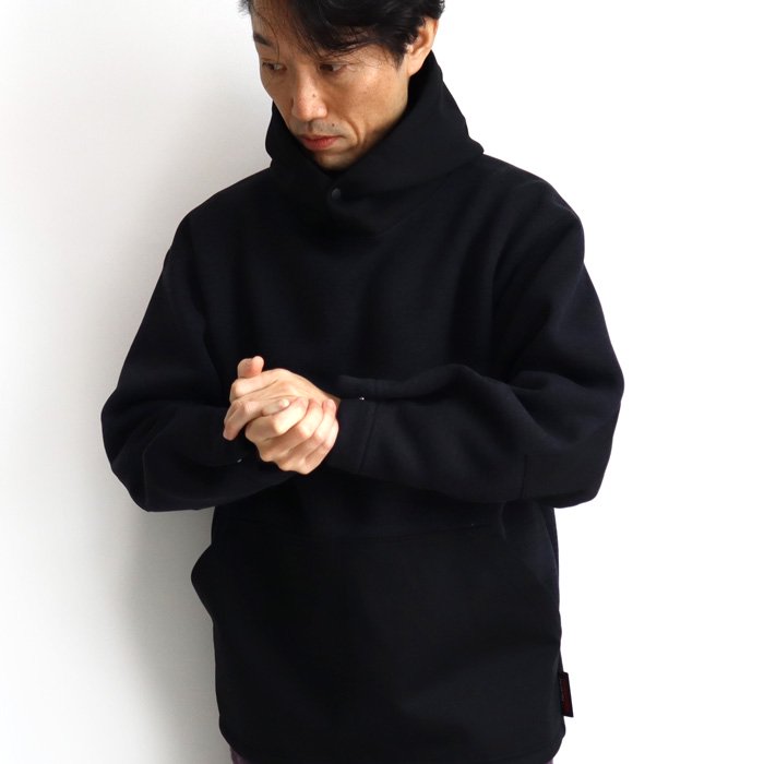 EEL Products（イール プロダクツ）Patch Hoodie（ブラック） 詳細画像8