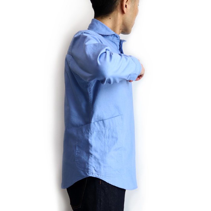  LOLO（ロロ）定番プルオーバーシャツ（ブルー）