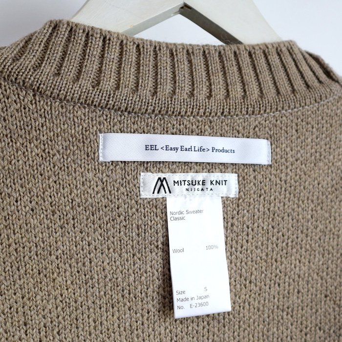 eel products mitsuke knit size m