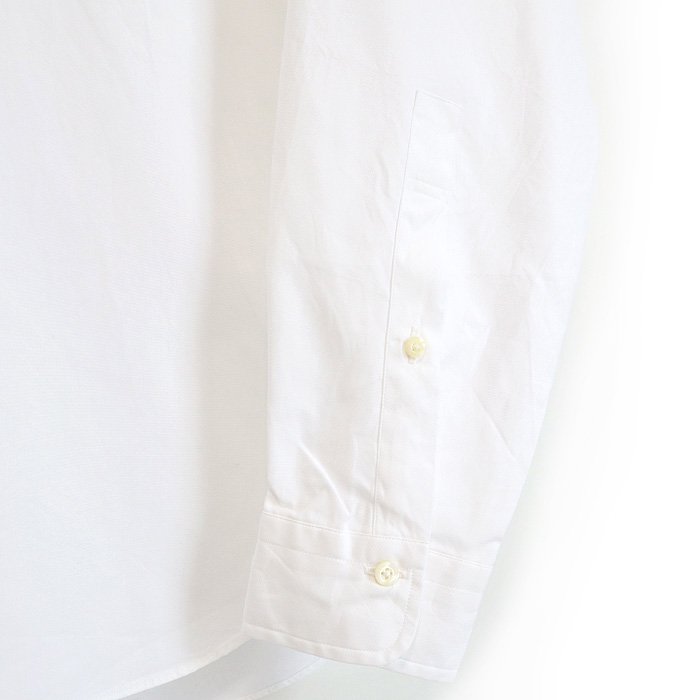 ARAN（アラン）“POBC” プルオーバーバンドカラーシャツ（ホワイト） 詳細画像7