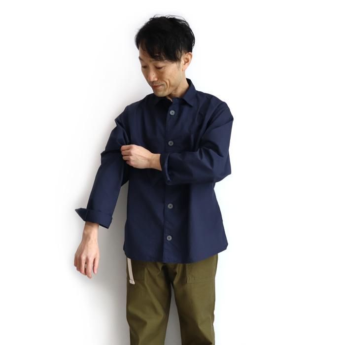 LOLO LOLOカラー シャツブルゾン NAVY LOLO通販・取扱い rusk