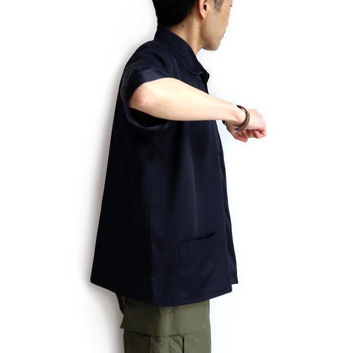 FUJITO（フジト）S/S パジャマシャツ（ネイビー） - 5minutes