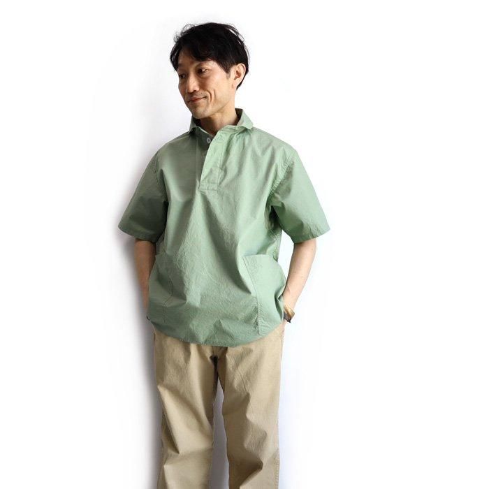 LOLO 半袖シャツ LOLO（ロロ）定番プルオーバー型 半袖シャツ（セージ） - 5minutes