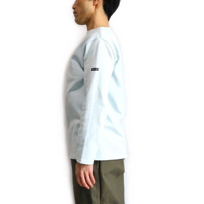 SaintJames ウェッソン ガリレオブルー ソリッドカットソー SAINT JAMES（セント ジェームス）OUESSANT ソリッドカットソー