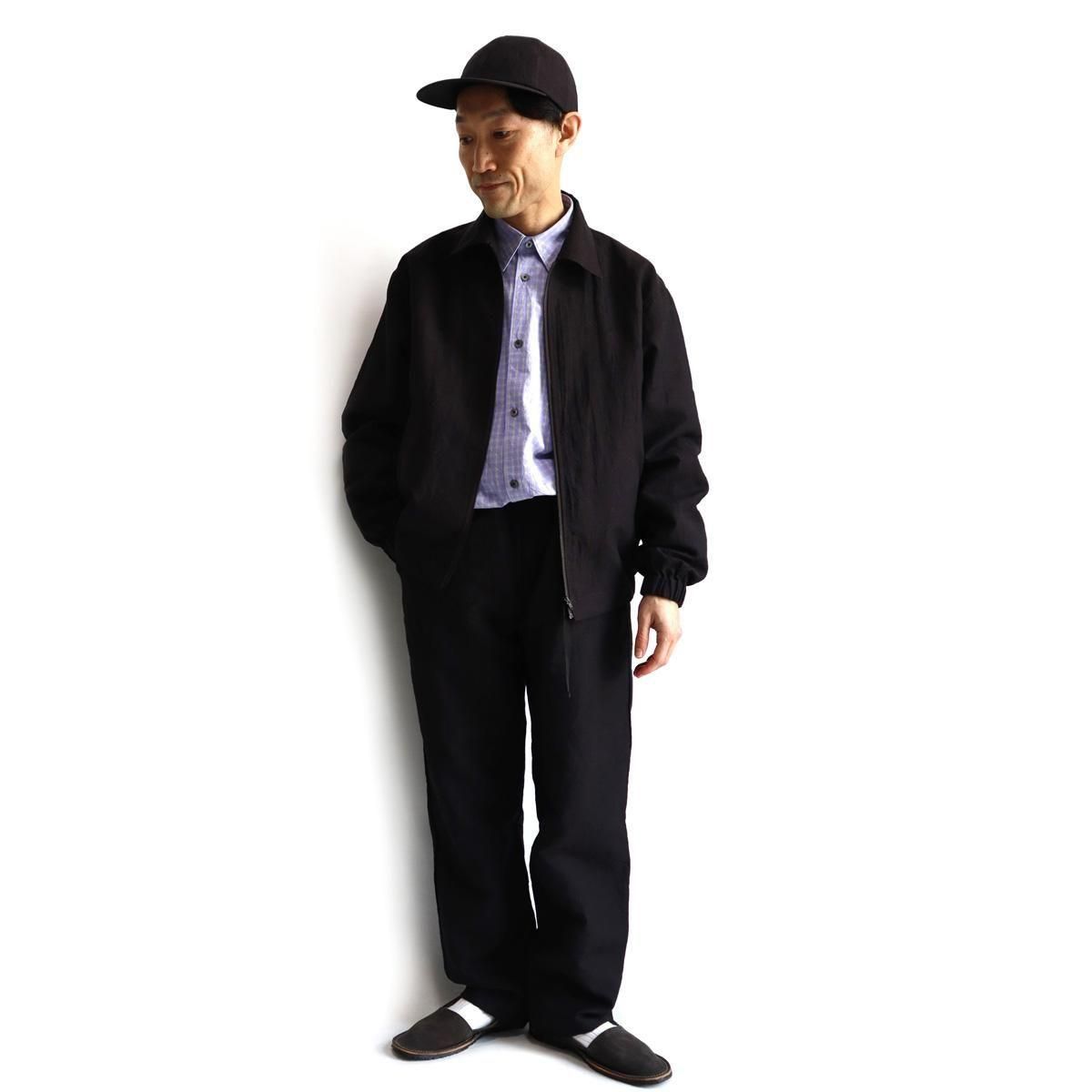 FUJITO（フジト）ジップアップ ブルゾン（ダークブラウン