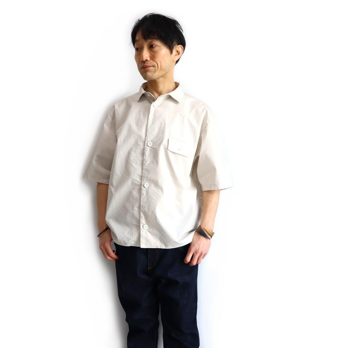 LOLO 半袖シャツ LOLO（ロロ）定番プルオーバー型 半袖シャツ（セージ） - 5minutes