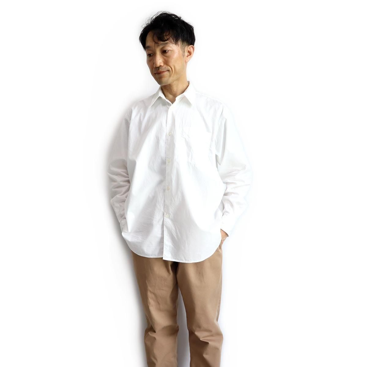 FUJITO（フジト）ビッグシルエットシャツ（ホワイト） - 5minutes