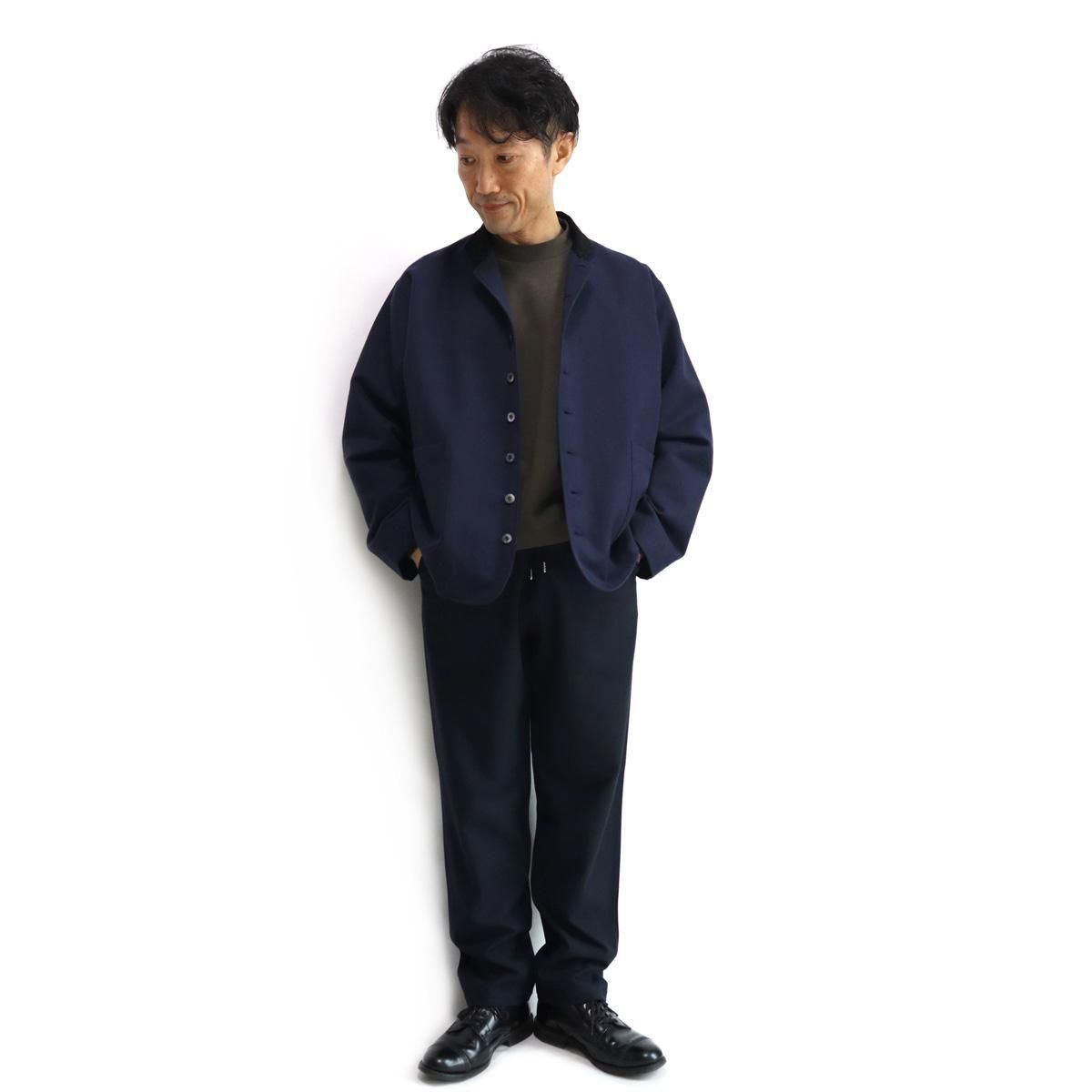 EEL イール ジャケット ウール　ネイビー テーラード　Mサイズ 日本製 EEL (イール) ブレイザーズ