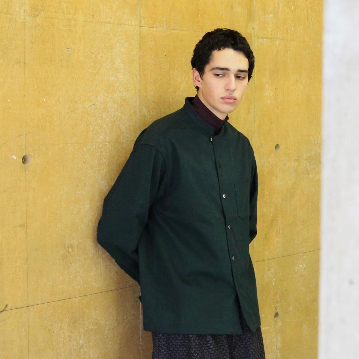 EEL Products（イール プロダクツ）バイカラーシャツ（グリーン