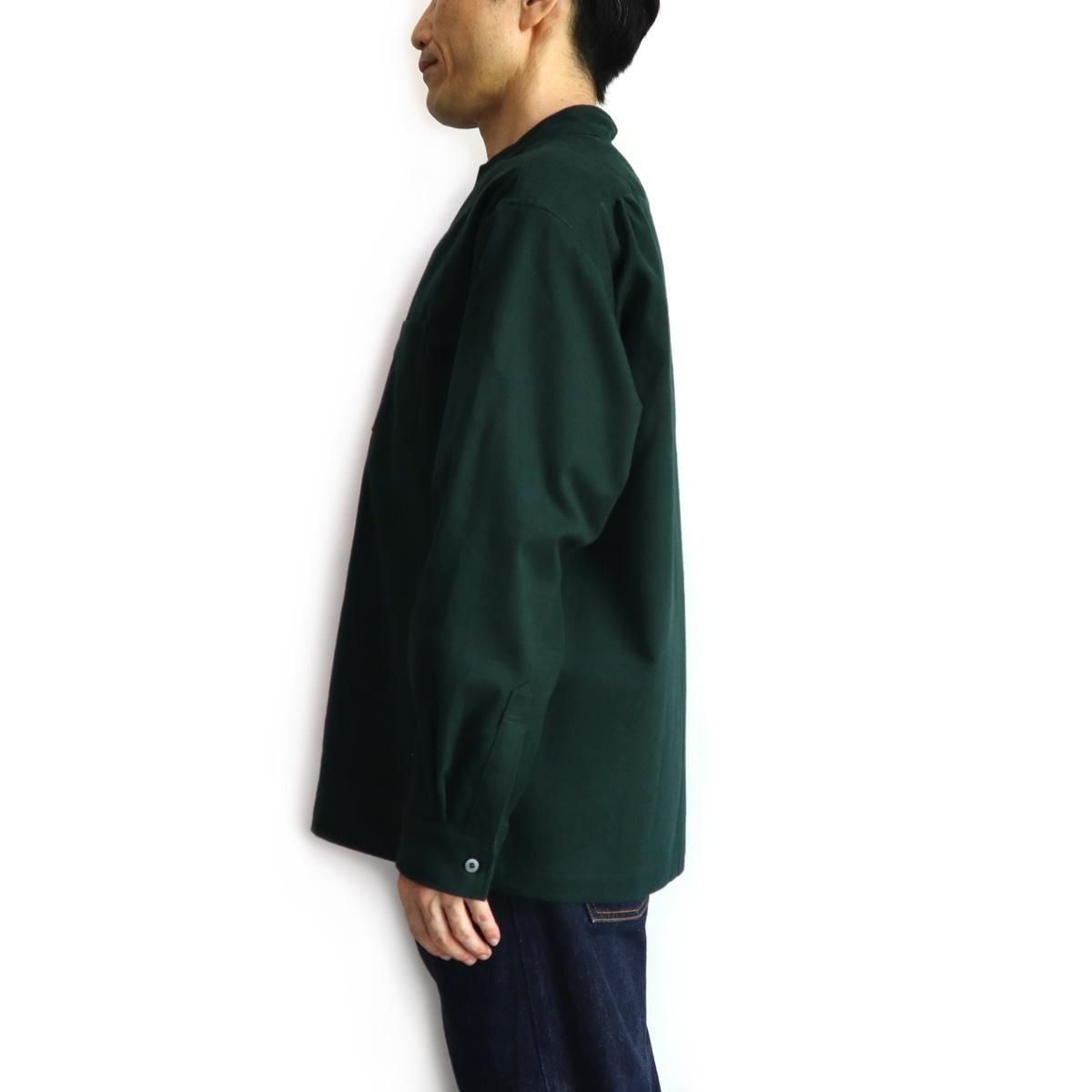 EEL Products（イール プロダクツ）バイカラーシャツ（グリーン