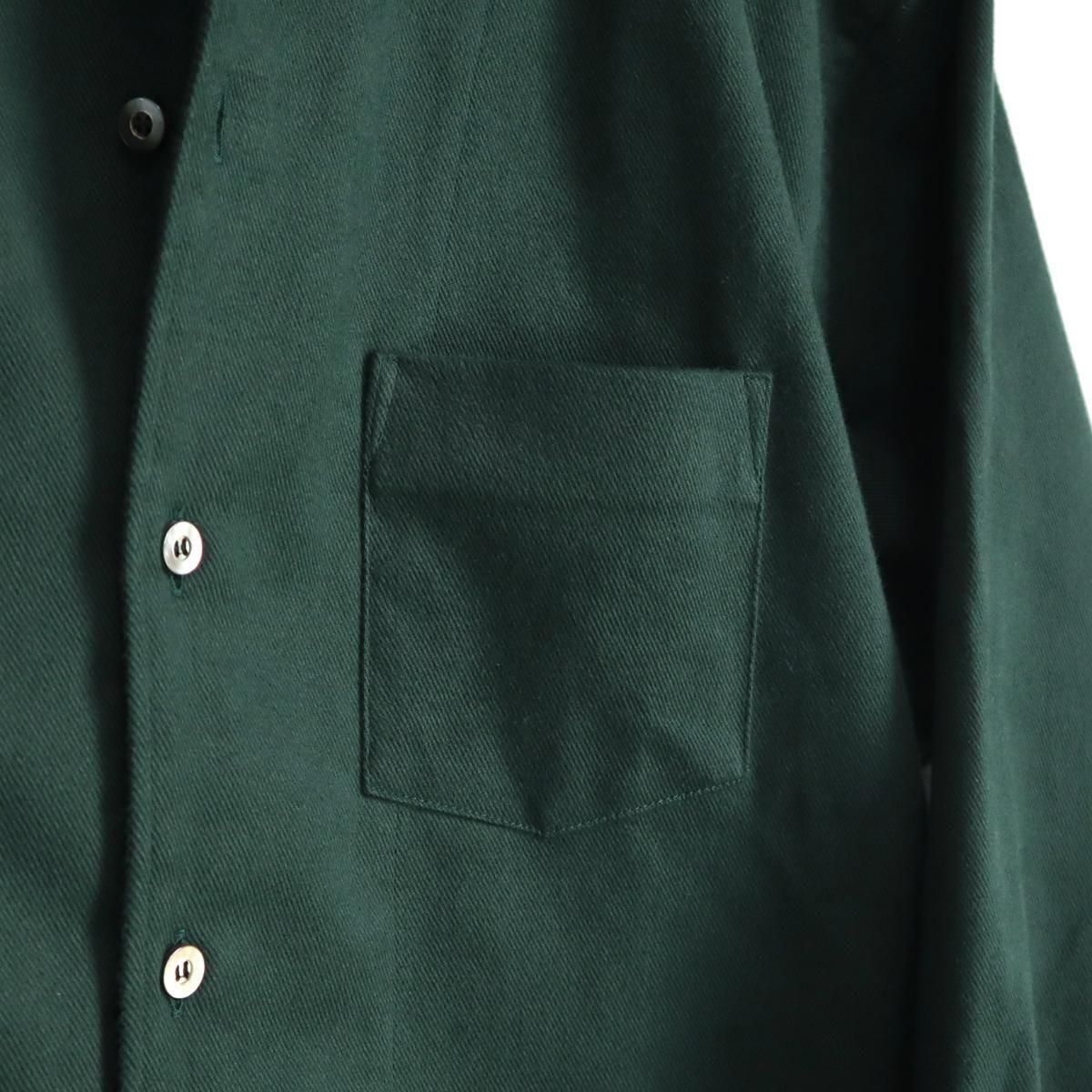 EEL Products（イール プロダクツ）バイカラーシャツ（グリーン