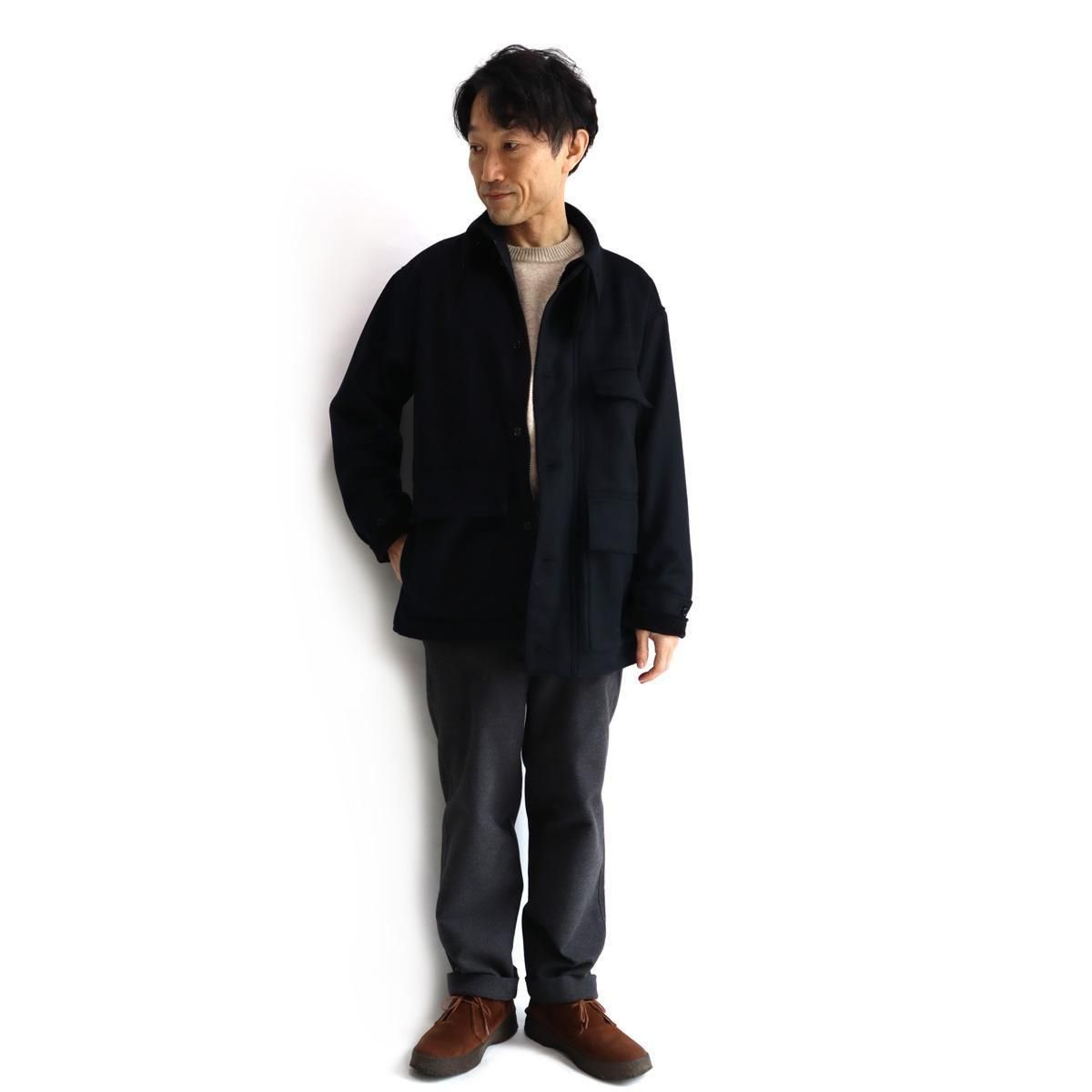 BRENA（ブレナ）“GARDI” ハンティングジャケット（ブラック） - 5minutes