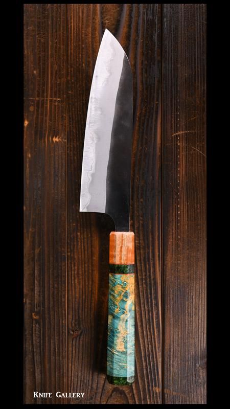 黒崎優 Yu Kurosaki 三徳150mm SG2粉末ハイス鋼　漆塗柄 黒崎優 Yu Kurosaki 三徳150mm SG2粉末ハイス鋼 漆塗柄