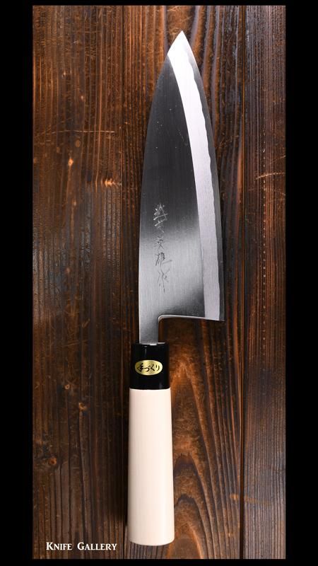 Hideo Kitaoka【北岡 英雄作】青紙2号 ダマスカス 身卸出刃 210mm-