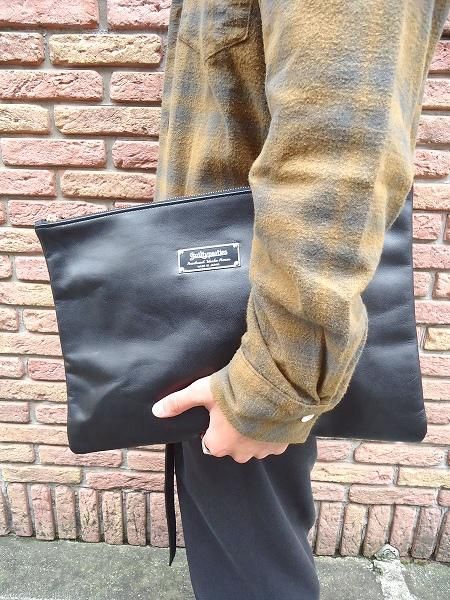 WACKO MARIA (ワコマリア) LEATHER CLUTCH BAG (クラッチバッグPORTER ...