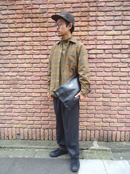 WACKO MARIA (ワコマリア) LEATHER CLUTCH BAG (クラッチバッグPORTER 