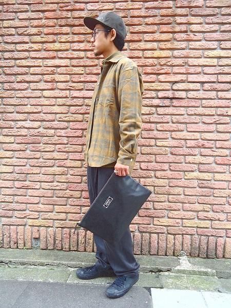 WACKO MARIA (ワコマリア) LEATHER CLUTCH BAG (クラッチバッグPORTER 