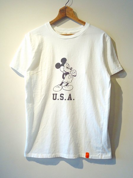Tony Taizsun トニータイズサン Disney At Usa Tee ディズニーコラボtシャツ White