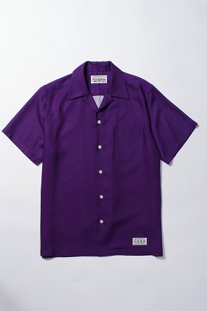 TIM LEHI × WACKOMARIA オープンカラー半袖シャツ