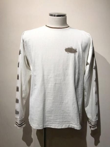 REMIX RELIEF スケートボードプリント 長袖スウェット REMIX RELIEF スケートボードプリント 長袖スウェット REMIX RELIEF