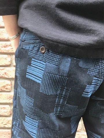 JAPAN BLUE JEANS (ジャパンブルージーンズ) 膝丈ショーツパッチワークJQ淡 JQ2