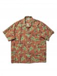 COOTIE (ƥ) Atomic Camouflage S/S Shirt (ȥߥåե顼Ⱦµ)Brown