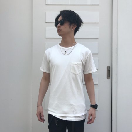 【残り1点】PIPPEN SUPPLY (ピッペンサプライ) STANDARD POKET T-SHIRTS (スタンダードポケットTシャツ)  OFF-WHITE