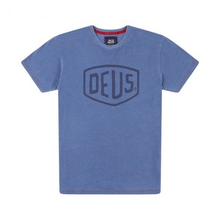 Deus ex Machina (デウスエクスマキナ) SHIELD INDIGO TEE (インディゴ