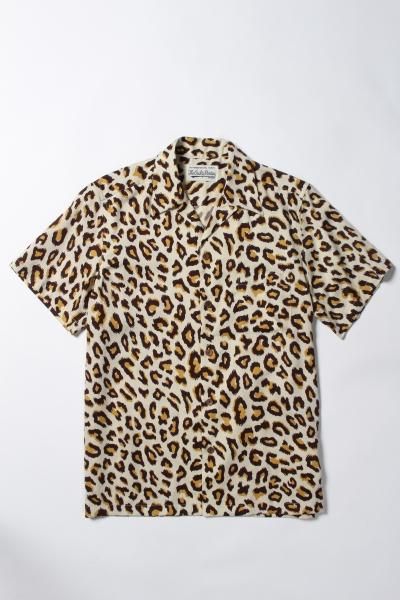 WACKO MARIA LEOPARD HAWAIIAN SHIRT S/S-www.rayxander.com