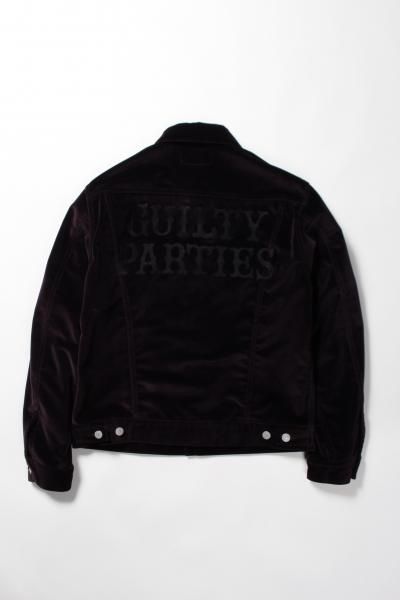 VELOUR TRUCKER JACKETユニセックスのアイテムです