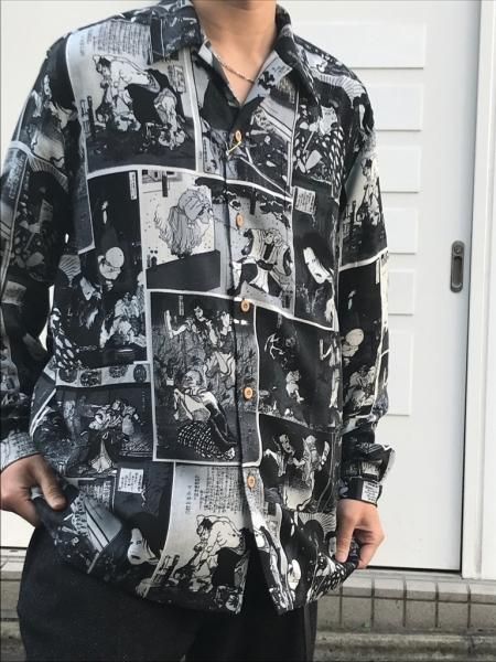 WACKO MARIA (ワコマリア) L/S HAWAIIAN SHIRT (長袖ハワイアンシャツ ...