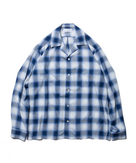 ROTTWEILER (ロットワイラー) Rayon Check Open Collar LS Shirt 