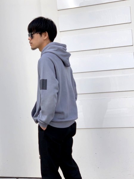 ROTTWEILER (ロットワイラー) Dyed Pullover Sweat (後染めプルオーバーパーカー) GRAY